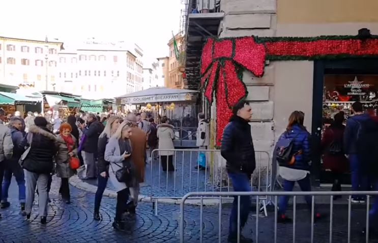 Рождественские ярмарки в Риме
