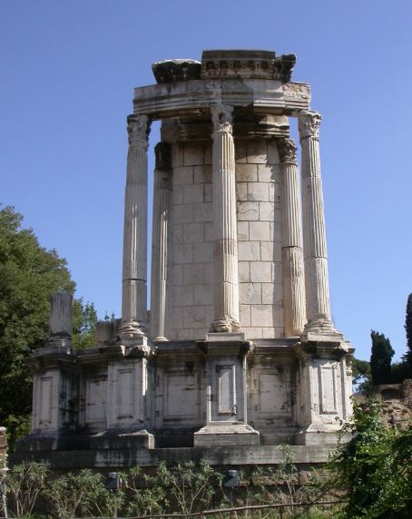 Руины храма Весты в Риммком Форуме