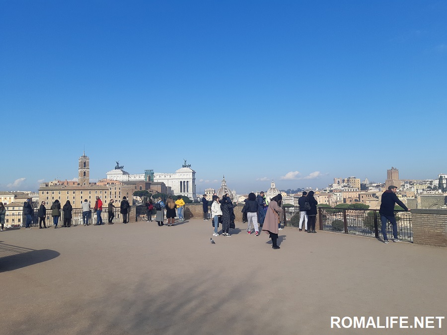Вид на Рим с Палатинского холма