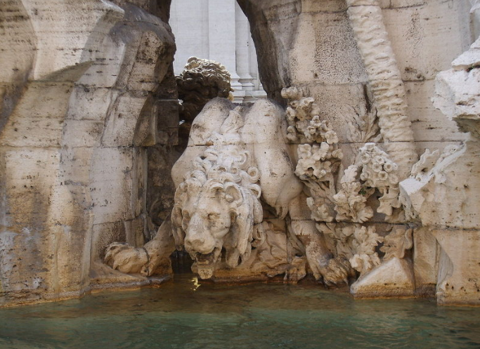 Фонтан Четырех рек в Риме