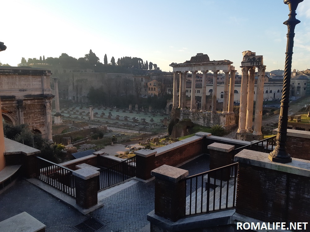Вид на Римский форум с Капитолия