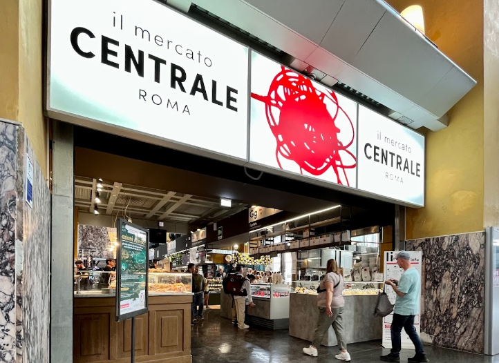 Mercato Centrale - фудмаркет на вокзале Термини